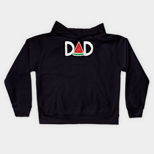 Dad Melon Gift Fathers Day Daddy Gift Kids Hoodie
